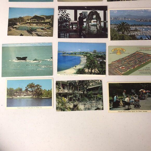 Lot 26 Vintage Postcards: Southern States- New Orleans, LA, CA, TX, HI, etc. - Picture 3 of 9